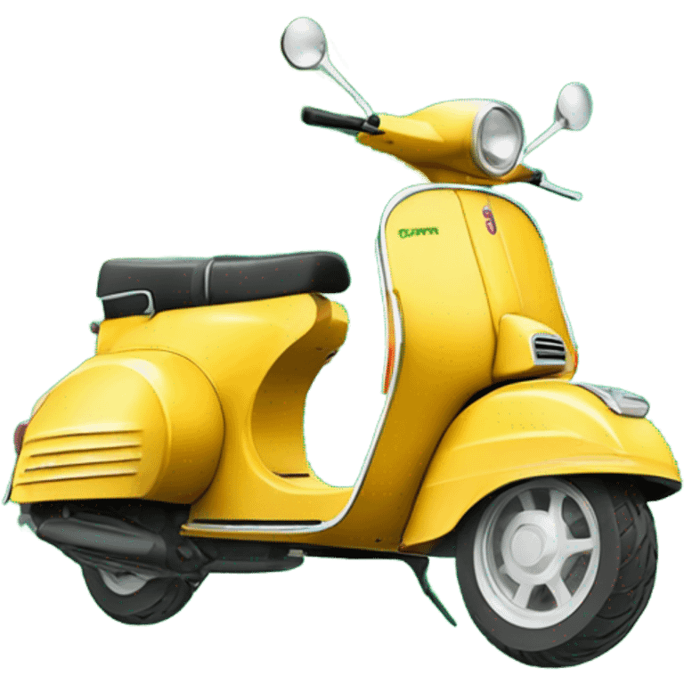 Palm tree and vespa emoji