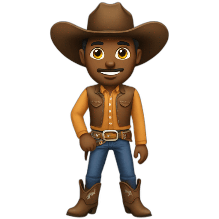 Realist Texas cowboy emoji