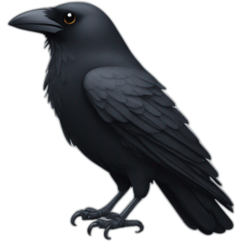 Crow holding xbox controller emoji