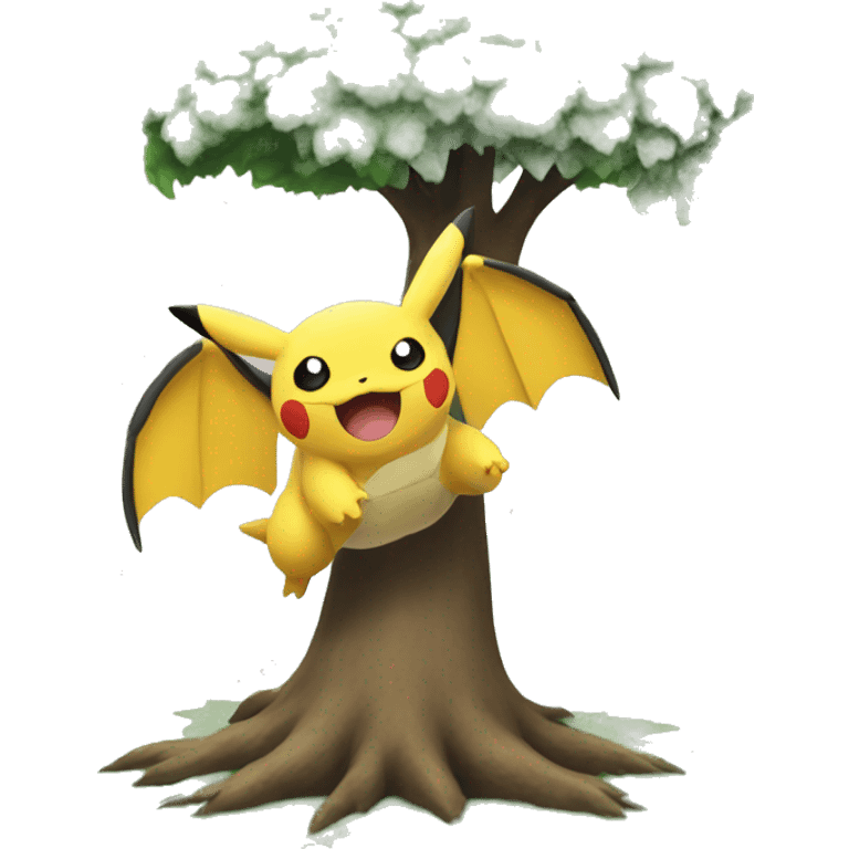 pokemon destroying a tree emoji