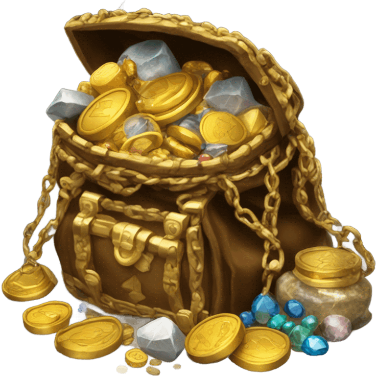 Treasure bag￼￼ emoji