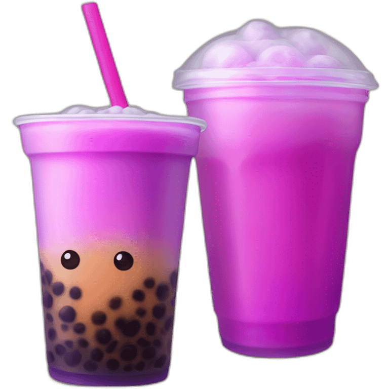 neon bubble tea emoji