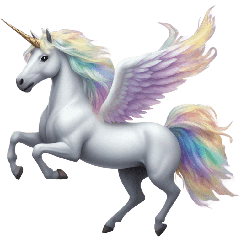 Flying unicorn emoji