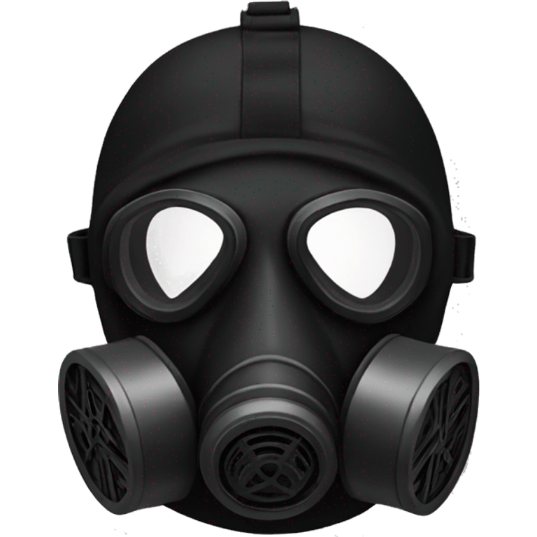 Gas mask Black yes please emoji