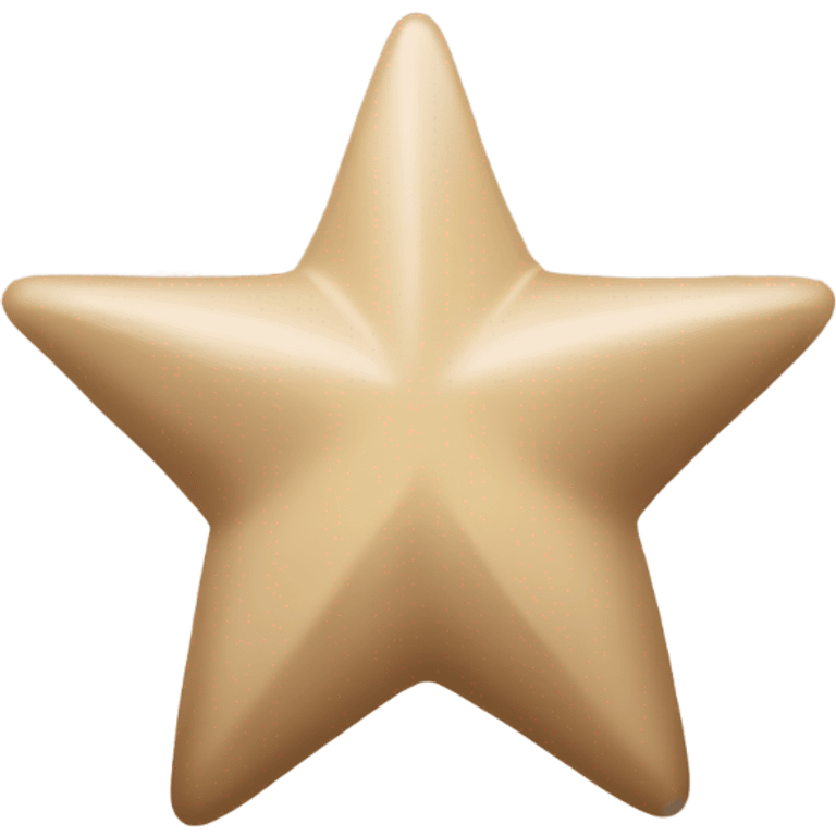 beige star with brown bow emoji