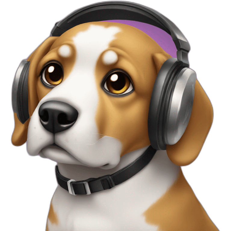 dj dog emoji