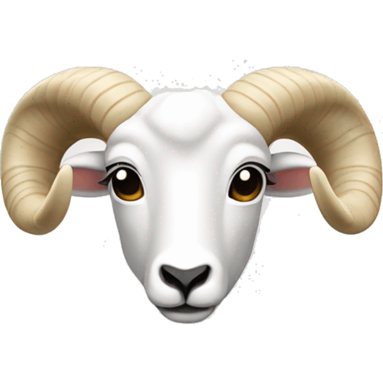 white RAM 2500 longhorn emoji