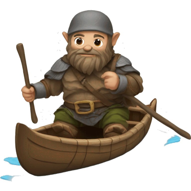 paddling dwarf emoji