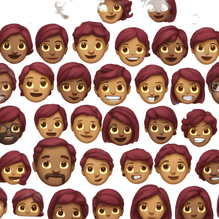 Burgundy emojis emoji