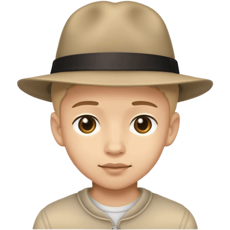 boy with a hat emoji