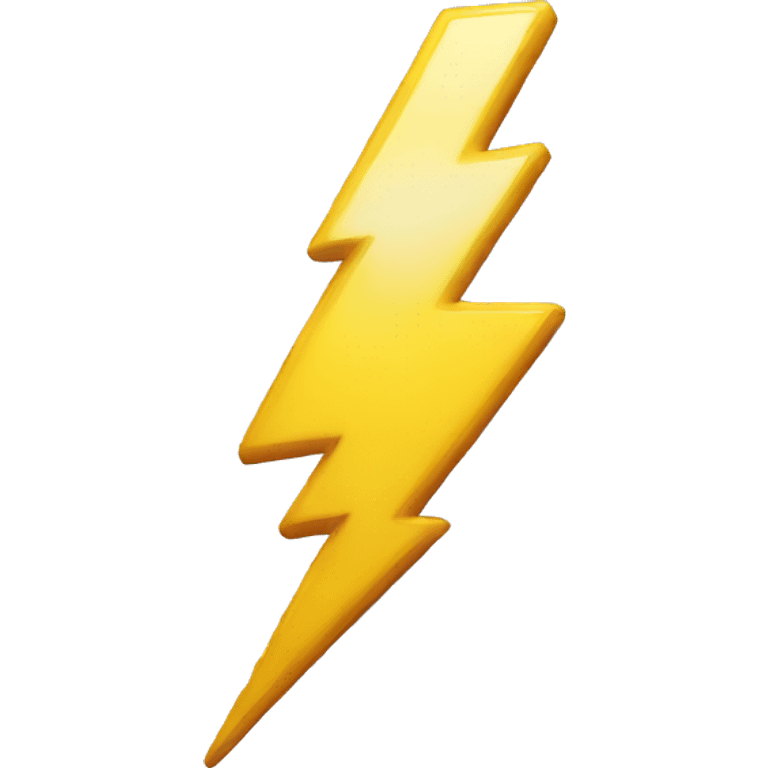 Lightening bolt  emoji