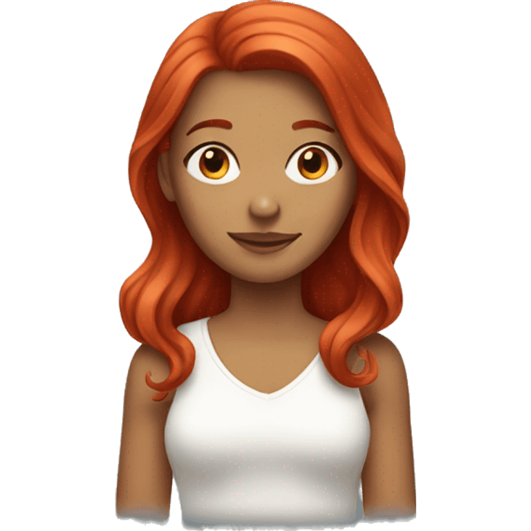 Red hair girl emoji