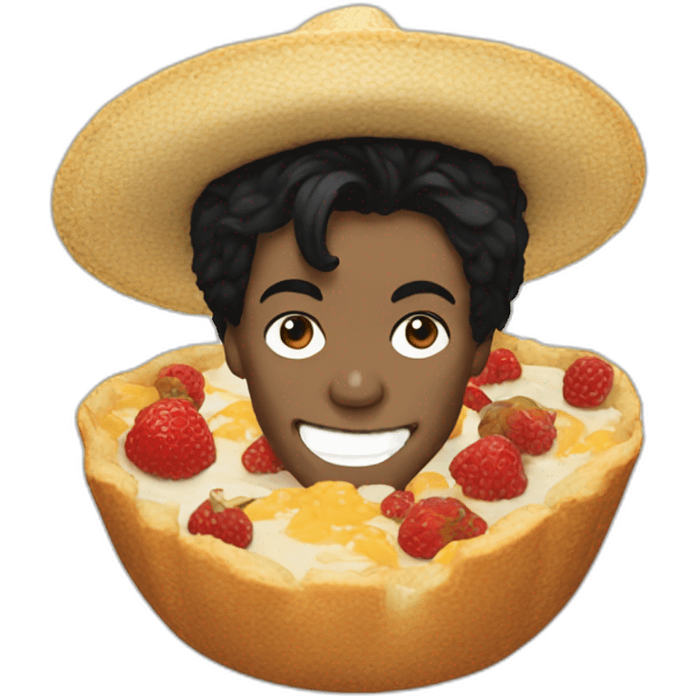 Michael Jackson eating emoji