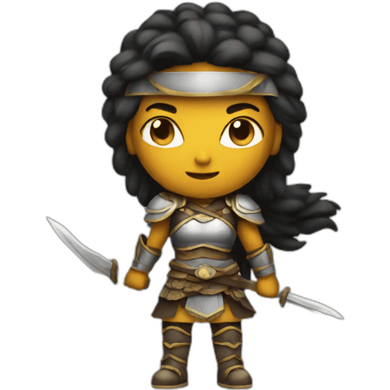 Woman warrior emoji