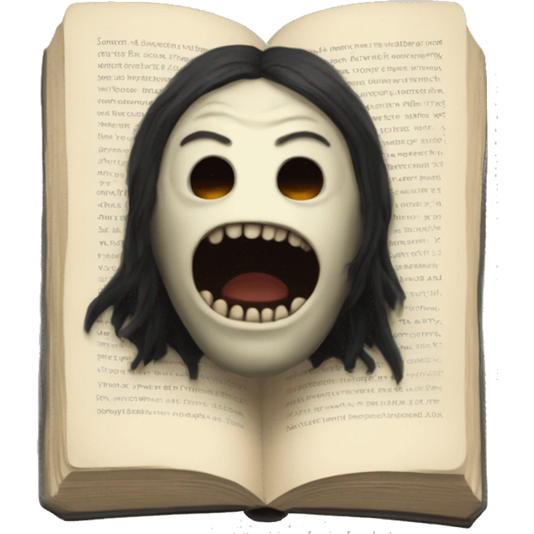 Horror book emoji