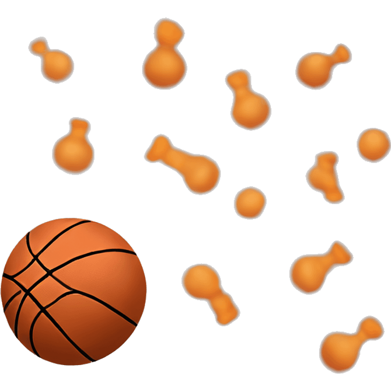 Basketball that is pregnant  emoji