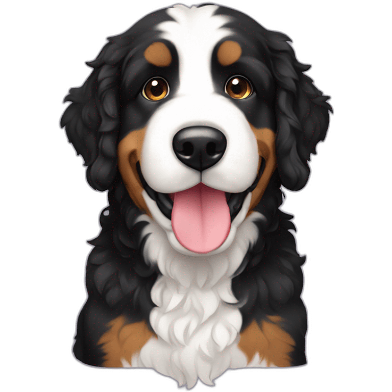 mini bernedoodle emoji