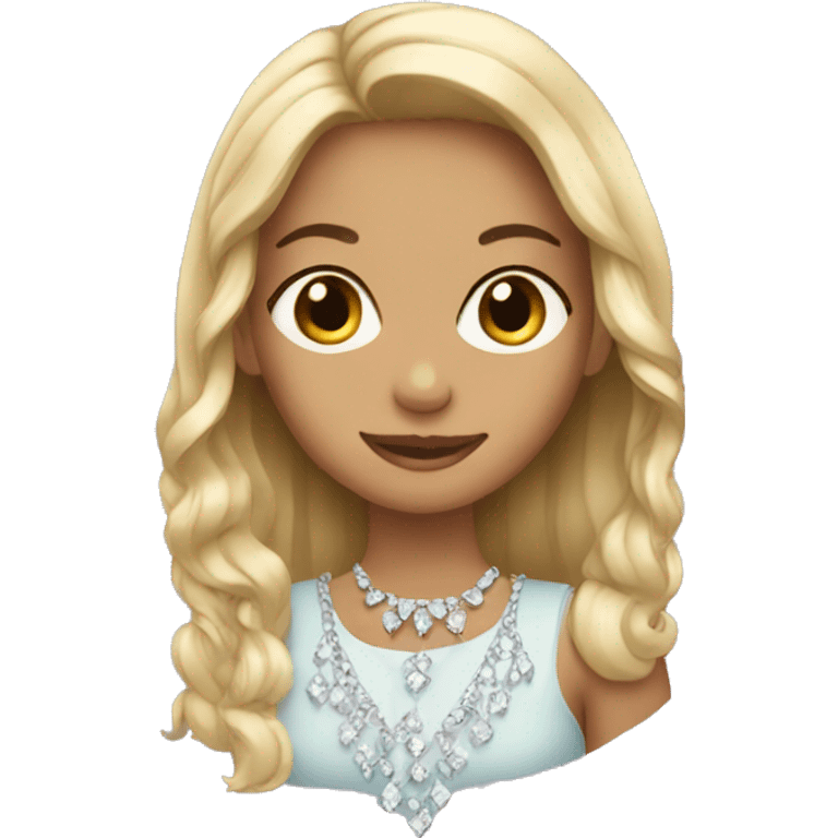 Girl with diamonds emoji