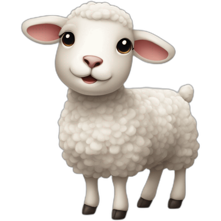 Lamb french cancan emoji