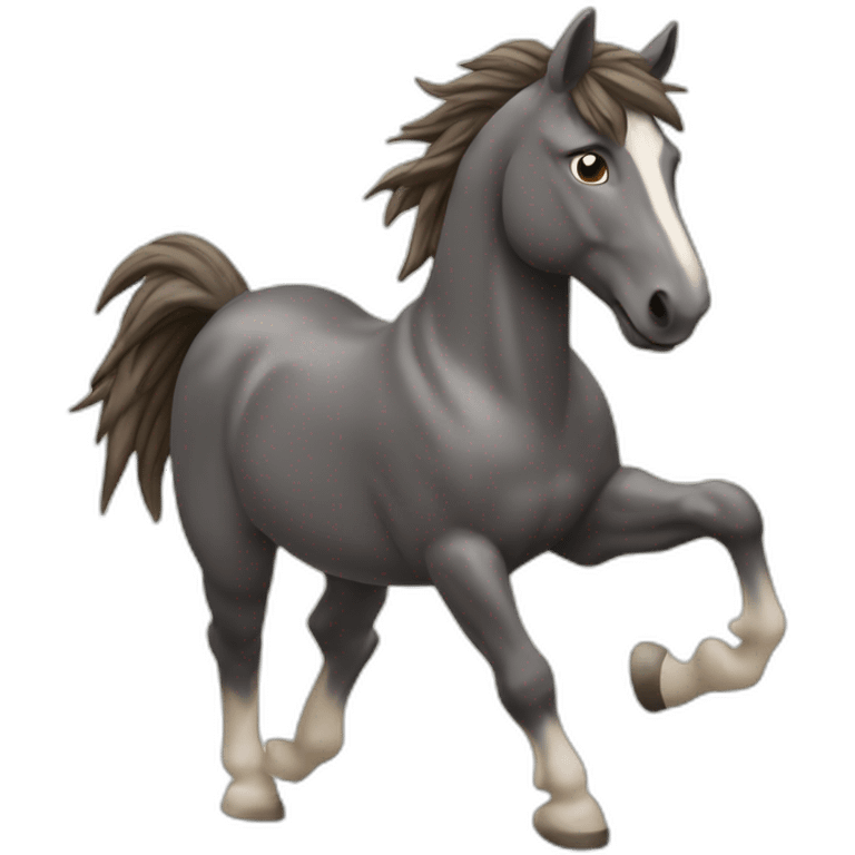 Cheval qui saute emoji