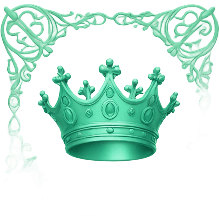 tiffany green crown emoji