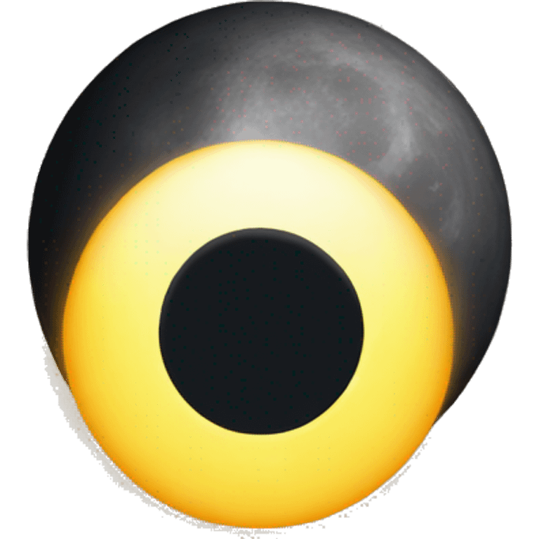 total solar eclipse emoji