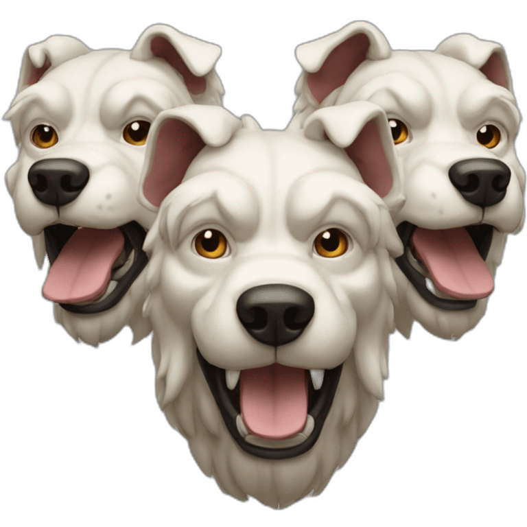 three heads cerberus emoji