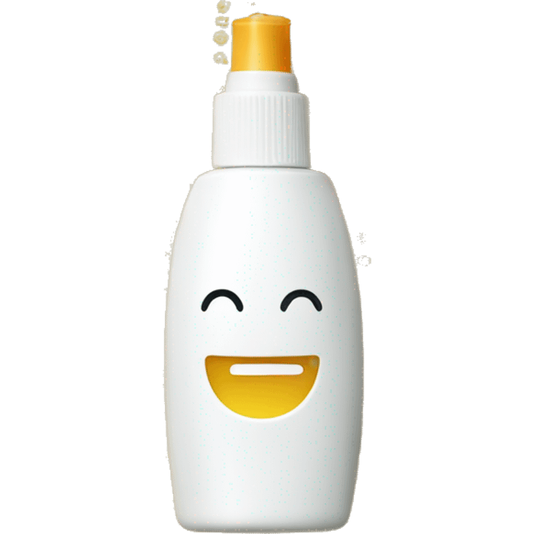 facial sunscreen bottle emoji