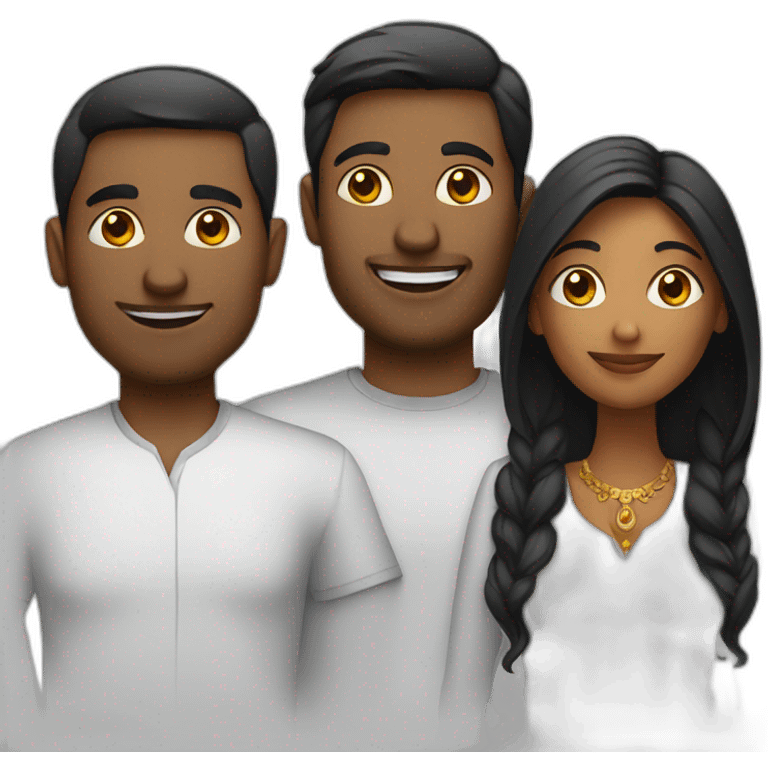 indian-guy-black-woman-couple emoji