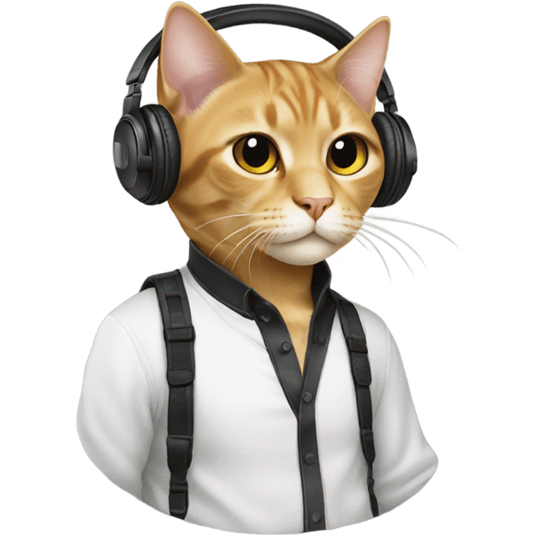 Cat dj emoji