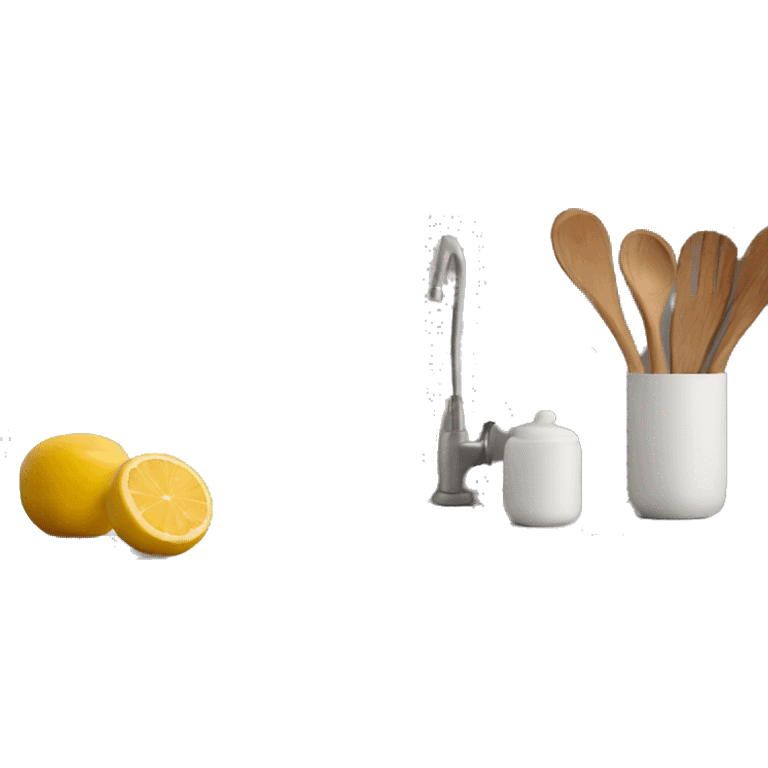 clean minimalist kitchen counter emoji