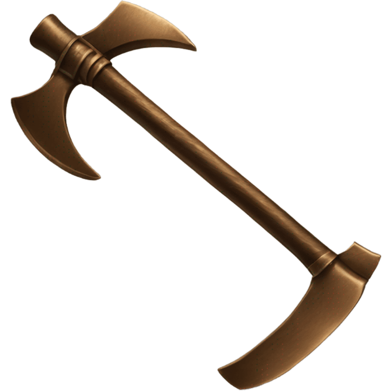 axe made of bronze emoji