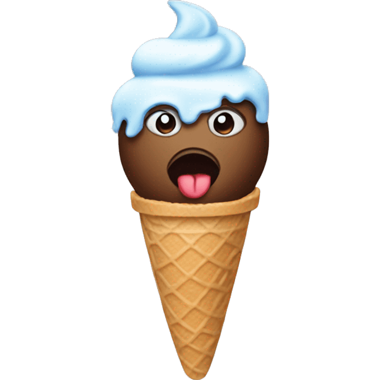 Ice cream emoji