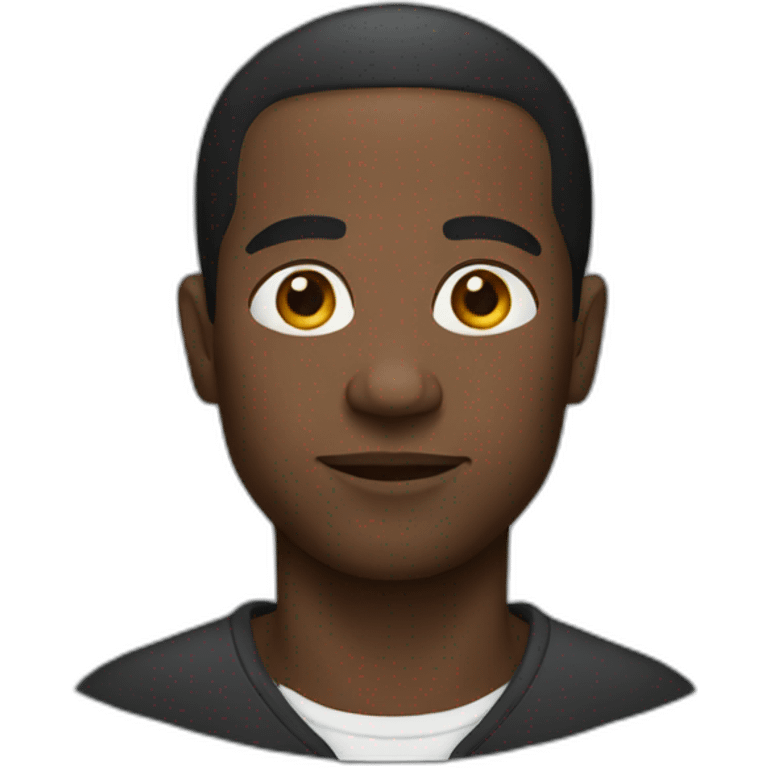 Black man emoji