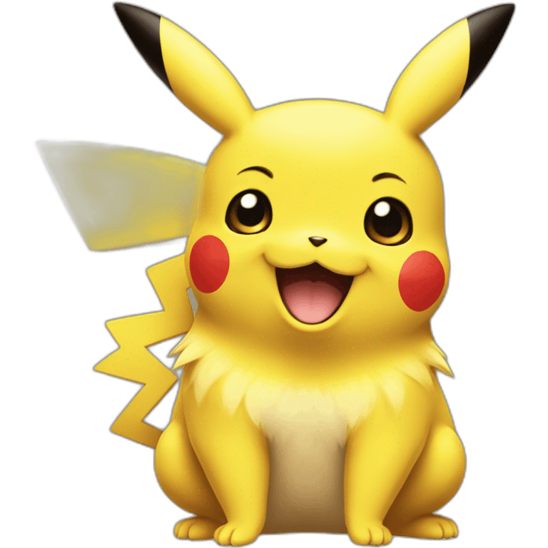 Happy Pikachu emoji