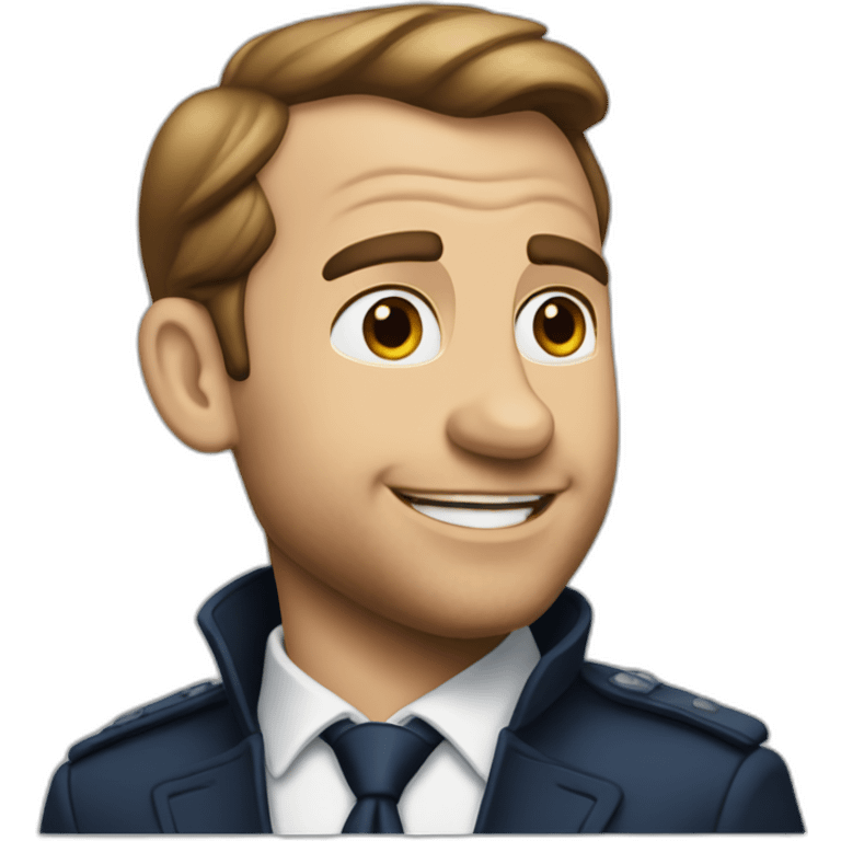 Macron à disneyland emoji