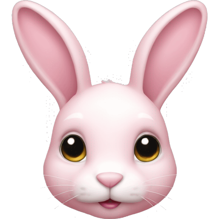 Pale Pink bunny emoji