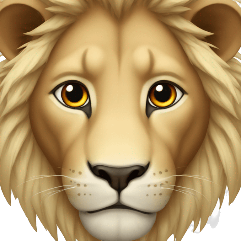 Lion au yeux rouge  emoji