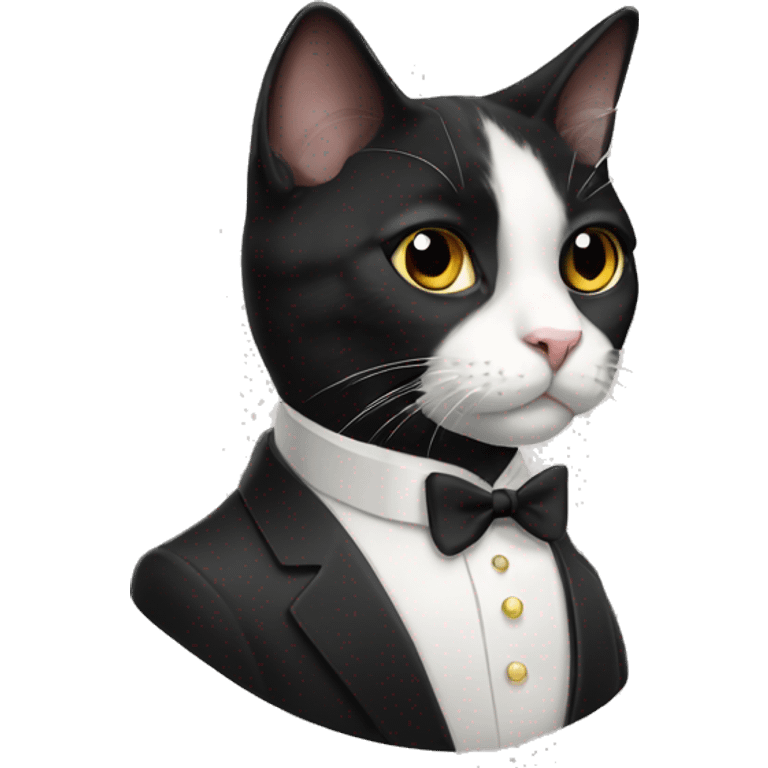 tuxedo cat emoji