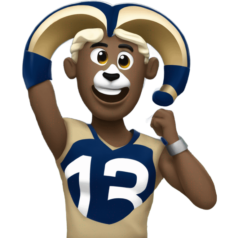 Los Angeles rams win emoji