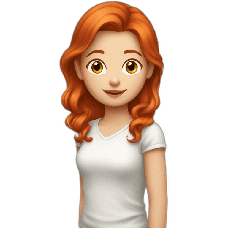 redhead girl emoji