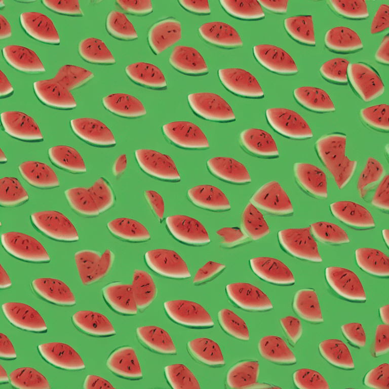 Angry watermelon  emoji