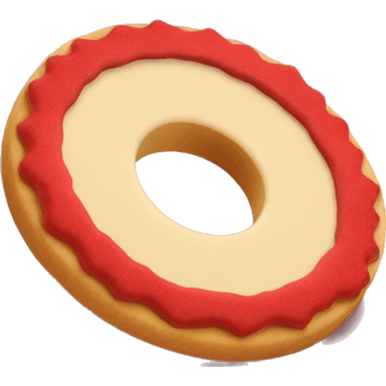 Rhubarb Jammie Dodger  emoji