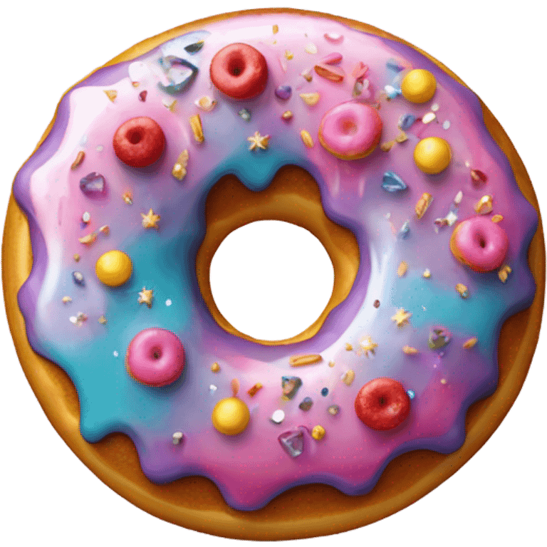 Genius donut emoji