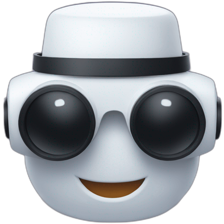 snowman in vr headset emoji