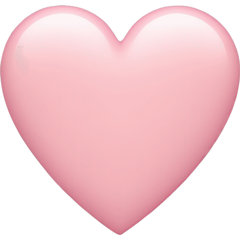 pastel pink heart emoji