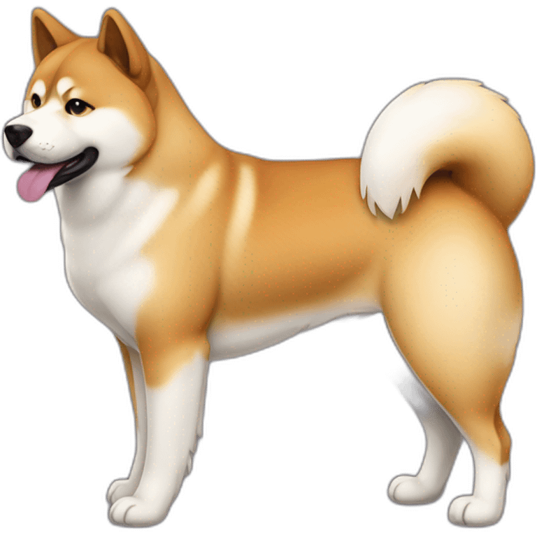 Akita inu roux femelle emoji