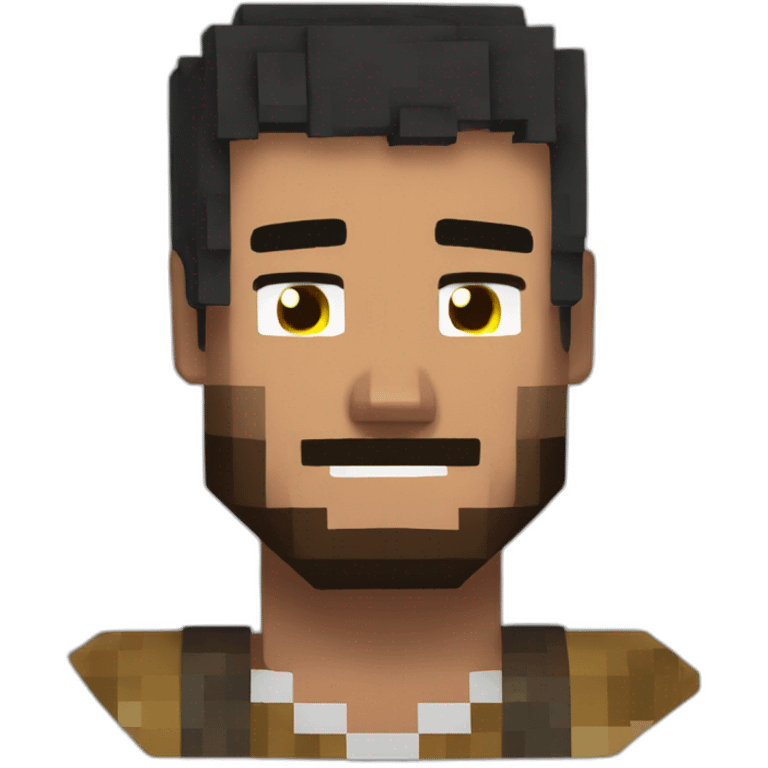 Steve head Minecraft emoji