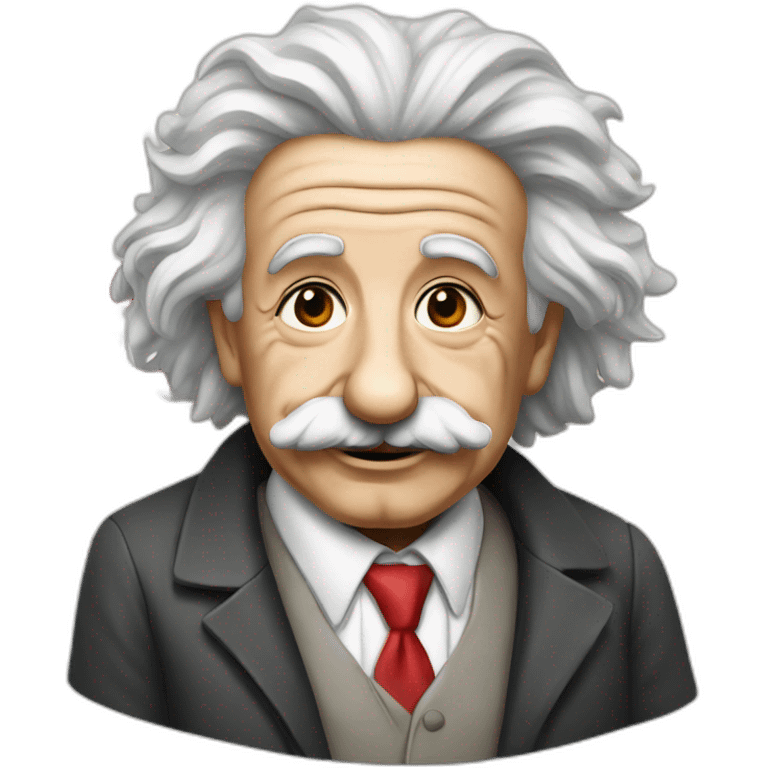 Einstein with lebanon flag emoji