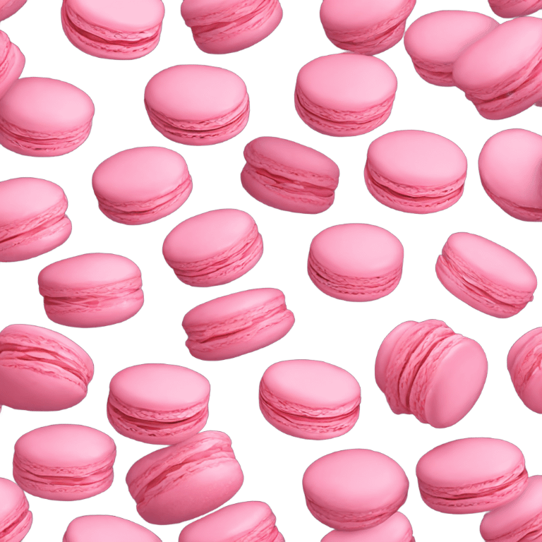 Pink macaron emoji